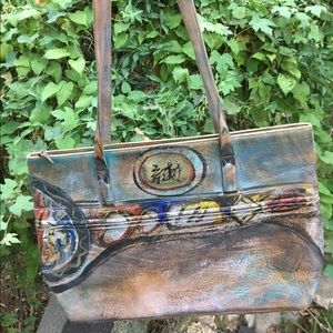 Original Handpainted Jane Yoo purse